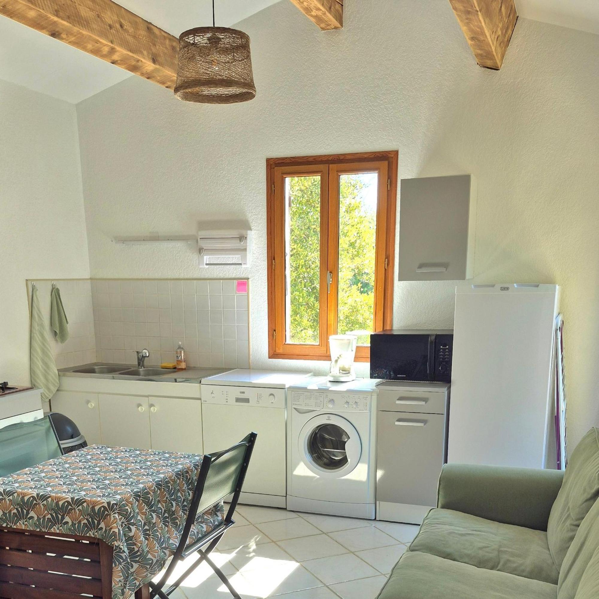 Maison Independante Avec Jardin, Studio De 26M2 Tout Equipe Avec Climatisation Reversible Casa de Férias Rochegude (Drome)
