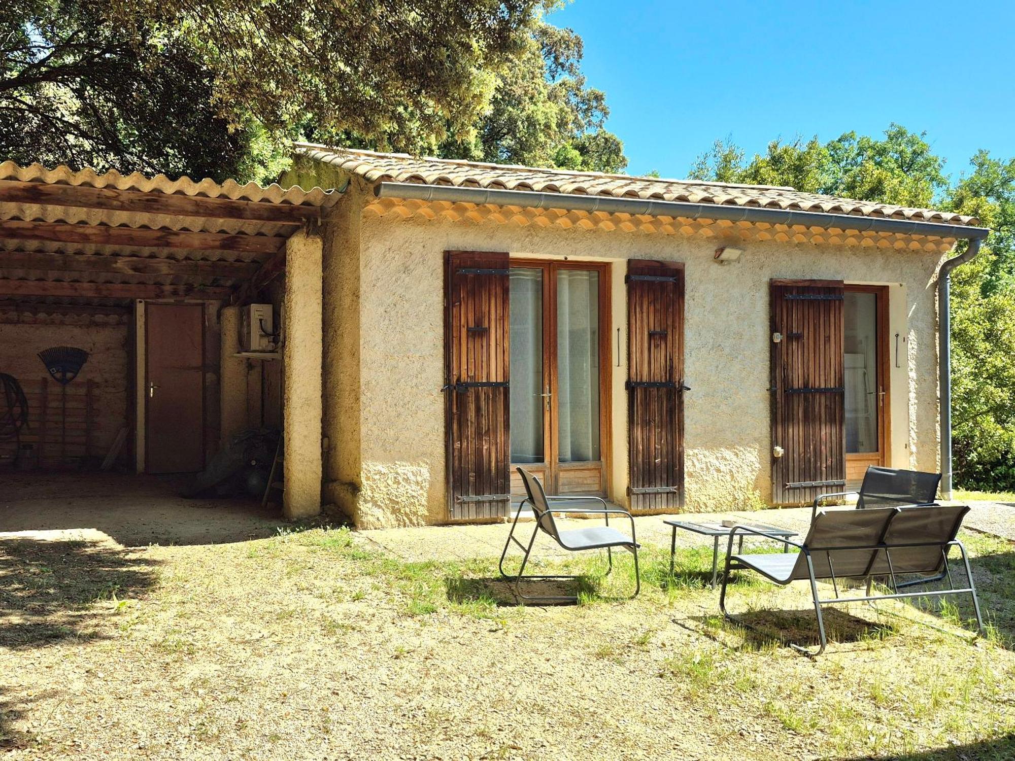 Maison Independante Avec Jardin, Studio De 26M2 Tout Equipe Avec Climatisation Reversible Rochegude (Drome)